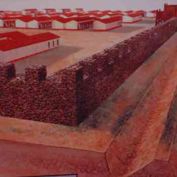 Click para ampliar. Pulsa en el nombre para ver la ficha. Reconstrucción de Castra Servilia